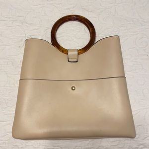 Leather hand bag